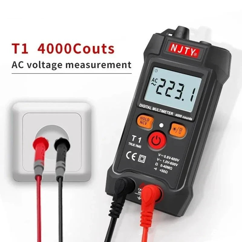 Smart Mini Digital Multimeter – Auto Range RMS NCV Tester