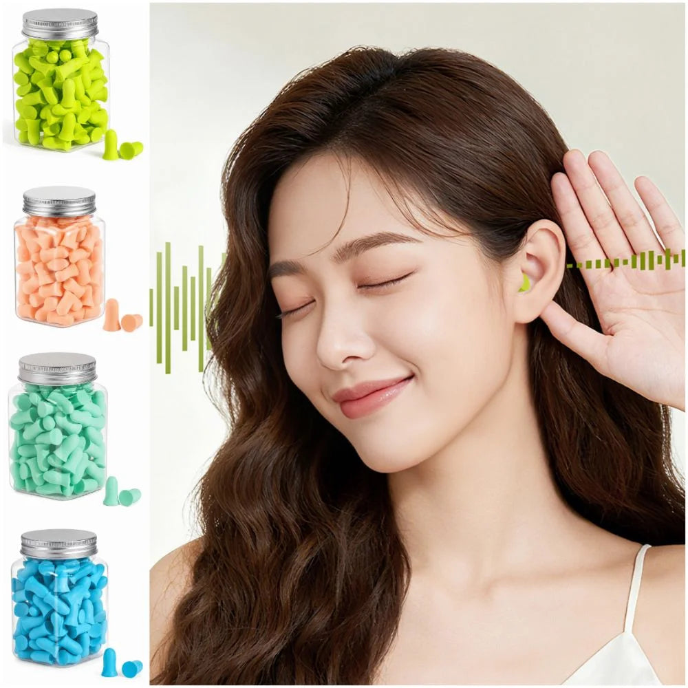 Multicolor Soft Foam Earplugs Slow Rebound – 60 or 120 Pack