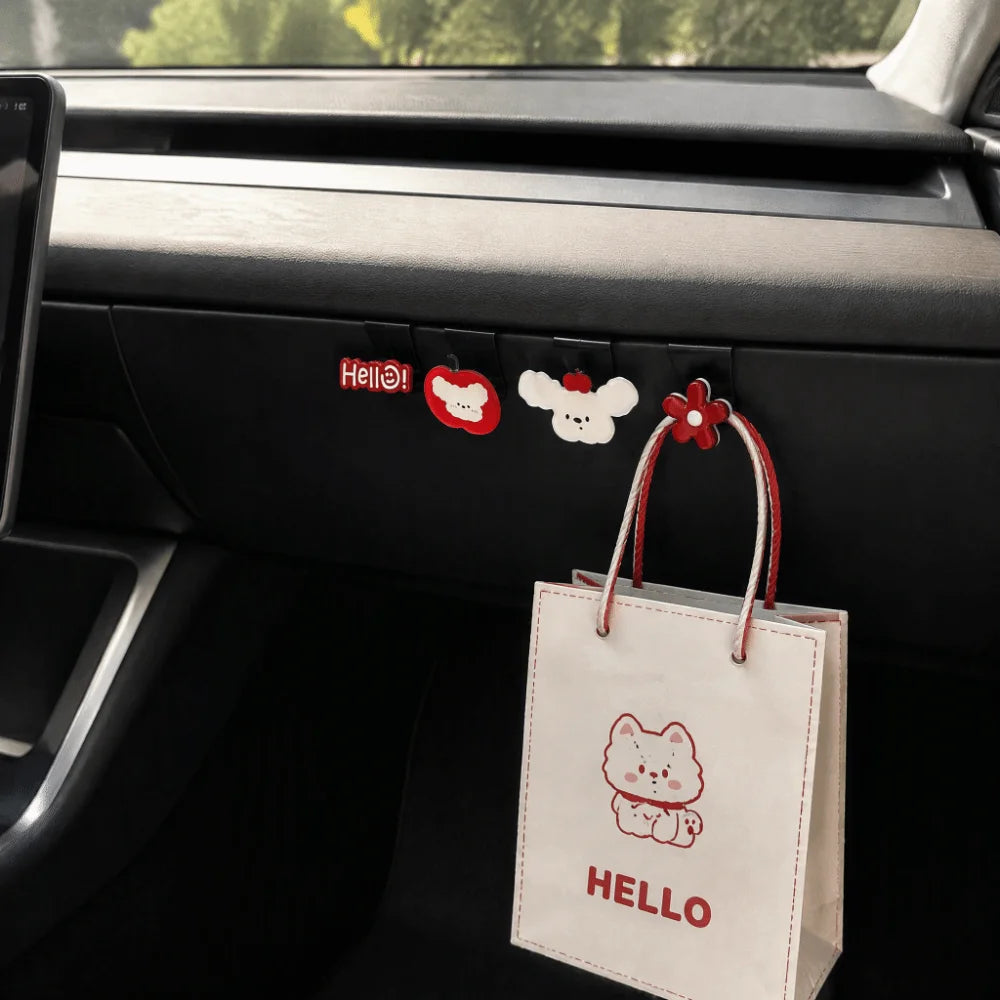 Cartoon Car Storage Hook – Universal Hidden Organizer Clip Car Organizer Hook Nixie