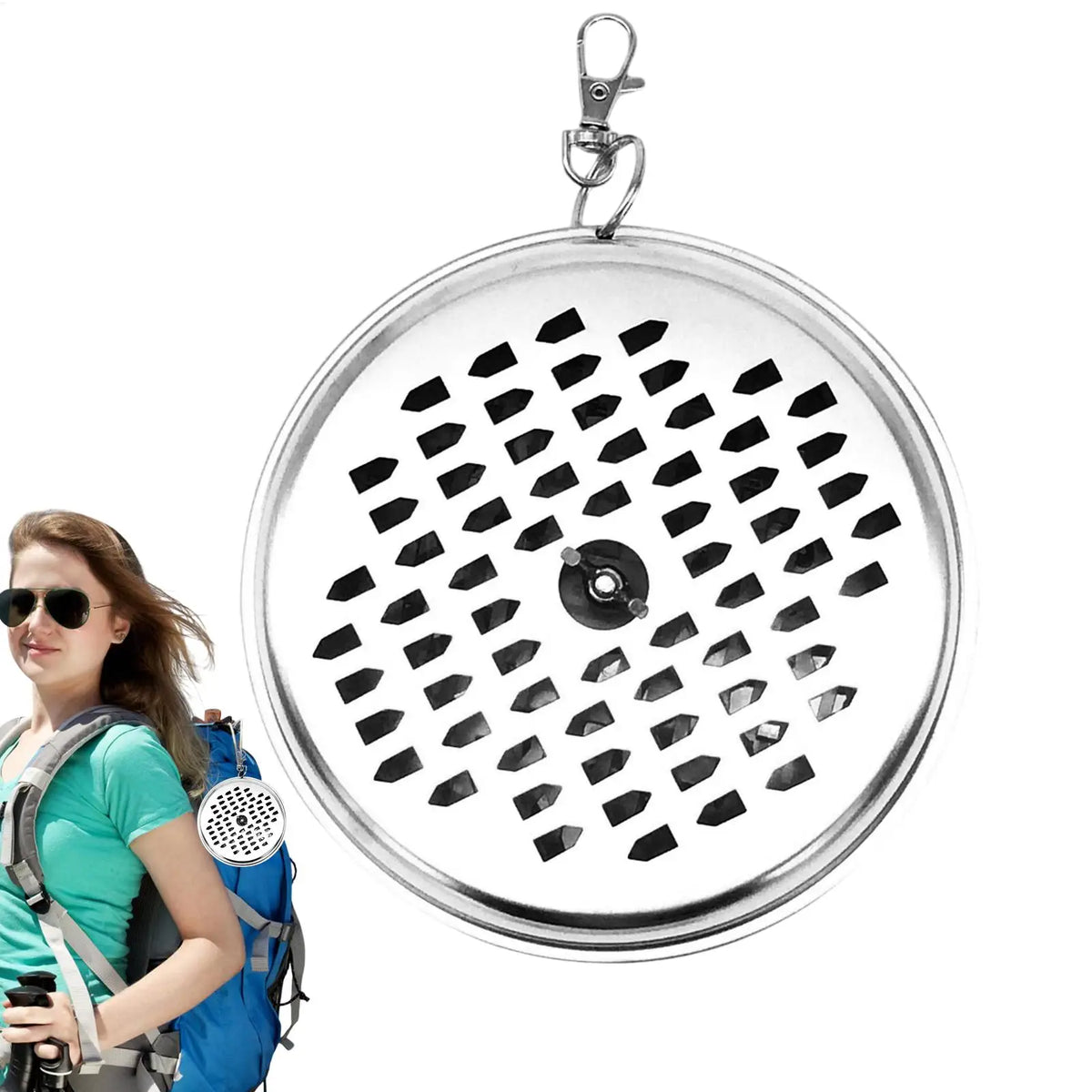 Portable Mosquito Coil Holder Stainless Steel Windproof Cover Mosquito Coil Holder Nixie
