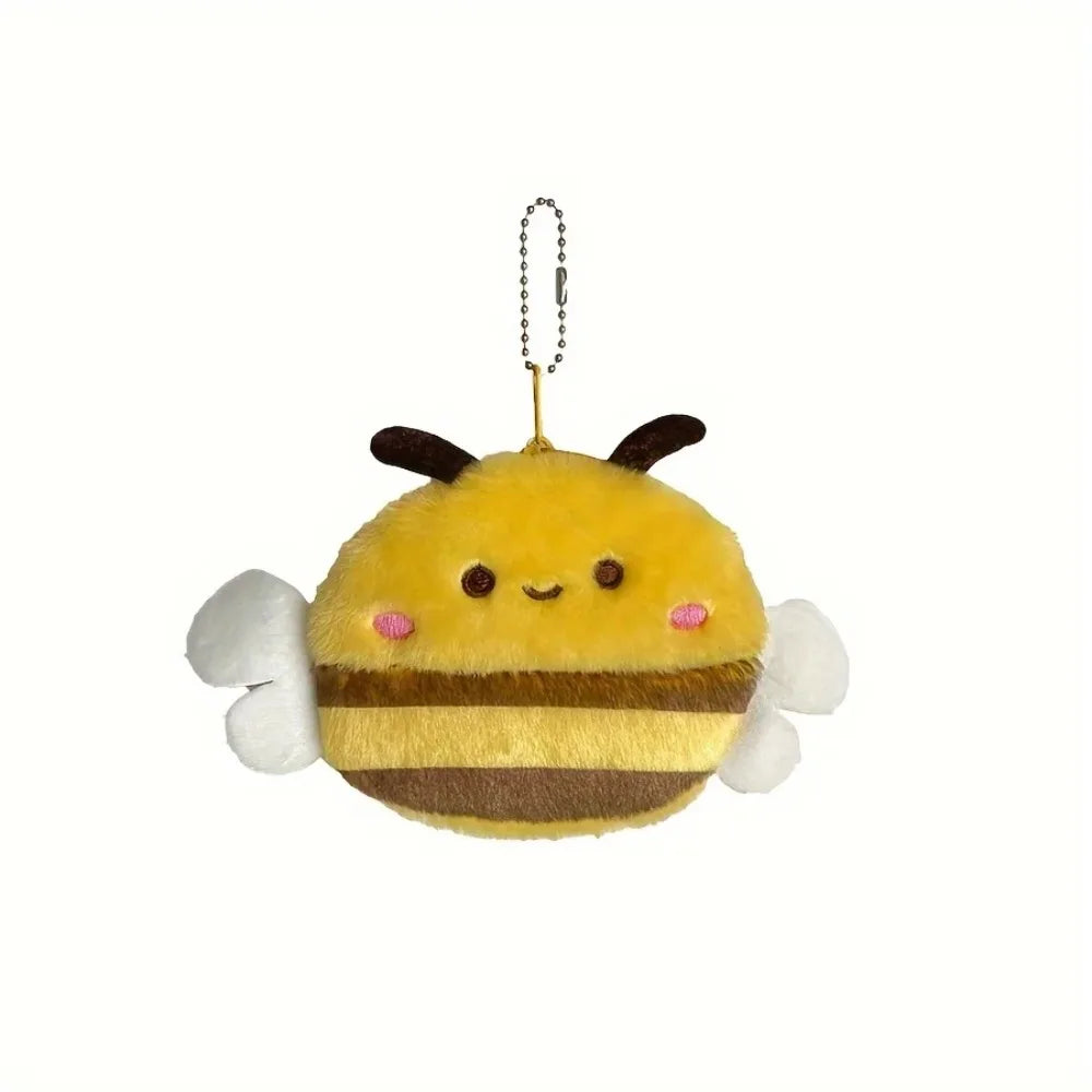 Cute Bee Coin Purse & Earphone Storage Bag – Yellow Coin Purse Pouch Nixie Yellow