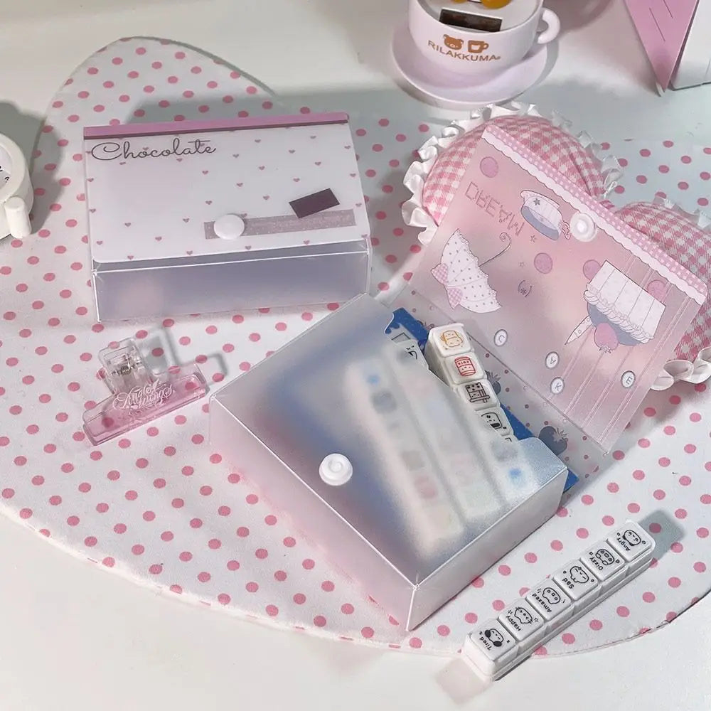 Frosted Plastic Storage Box – Jewelry & Card Holder Case Storage Box Nixie