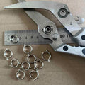 2PCS Nickel-Plated Steel Torsion Spring for Scissors 15mm Replacement Torsion Spring Nixie Default Title