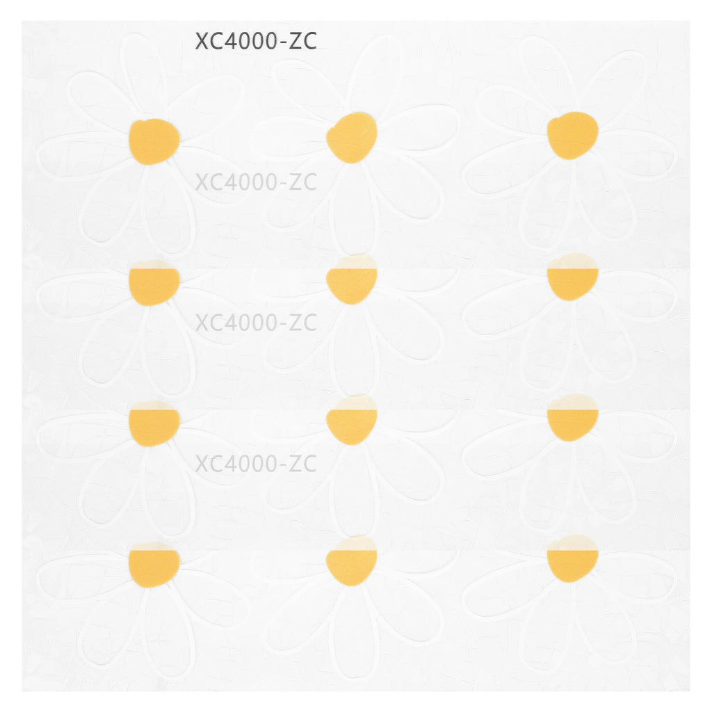 4Pcs Daisy Suncatcher Window Stickers – Reusable Static Cling