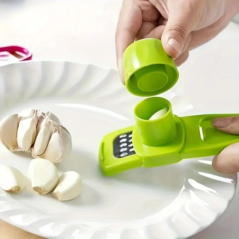 Mini Manual Garlic Press Grinder – BBQ Kitchen Food Mincer Garlic Press Grinder Nixie