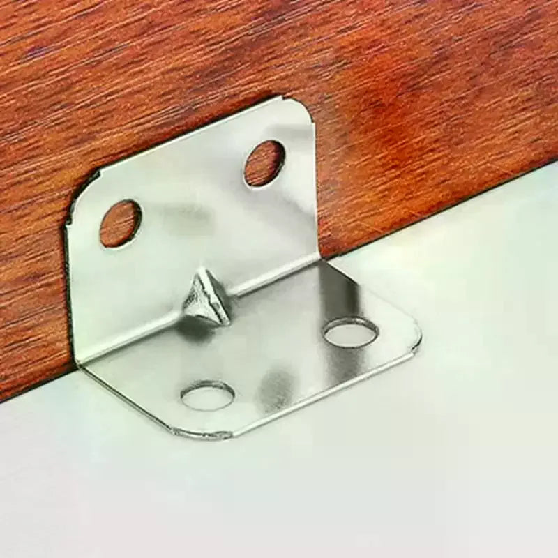 20pcs 90-Degree Angle Iron Brackets – Shelf & Furniture Support Angle Iron Bracket Nixie