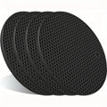 4-Piece Silicone Trivets – Hot Pads & Pot Holders for Kitchen Silicone Trivet Set Nixie black