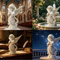 3D Printed Angel Wings Figurine | Minimalist Home Decor Statue Decorative Figurine Nixie Default Title