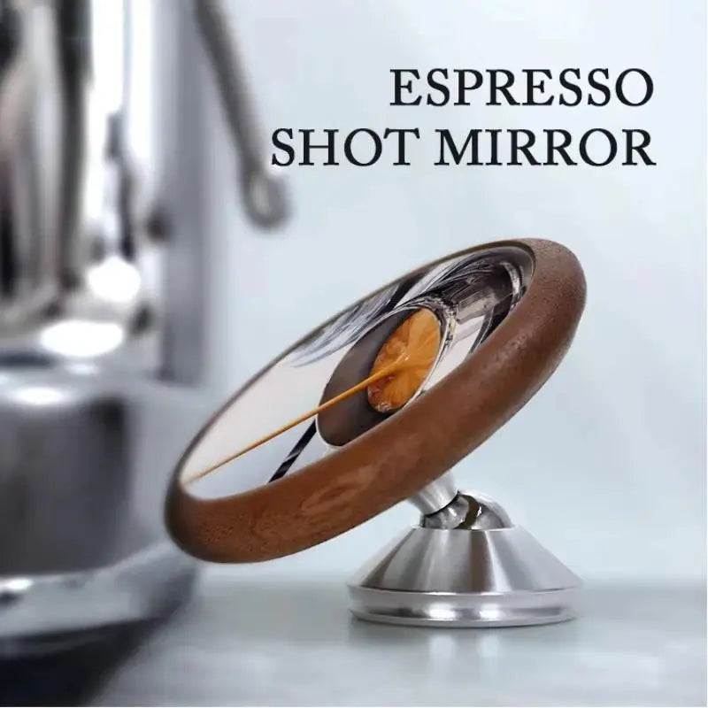Magnetic Espresso Extraction Mirror – Bottomless Portafilter Lens Espresso Accessory Nixie