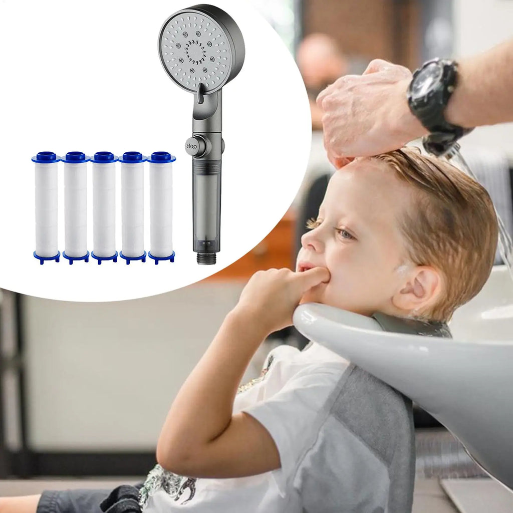 5-Mode Filtered Handheld Shower Head | High Pressure Water Saver