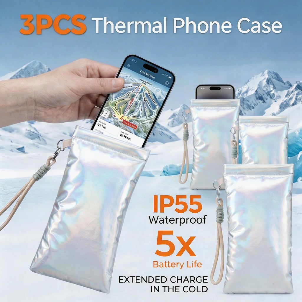 Thermal Insulated Phone Pouch | IP55 Winter Outdoor Case 3-Pack Insulated Phone Pouch Nixie