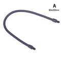 M4 Flexible Gooseneck Microphone Hose – Black & Silver, 10–40cm Gooseneck Microphone Hose Nixie A