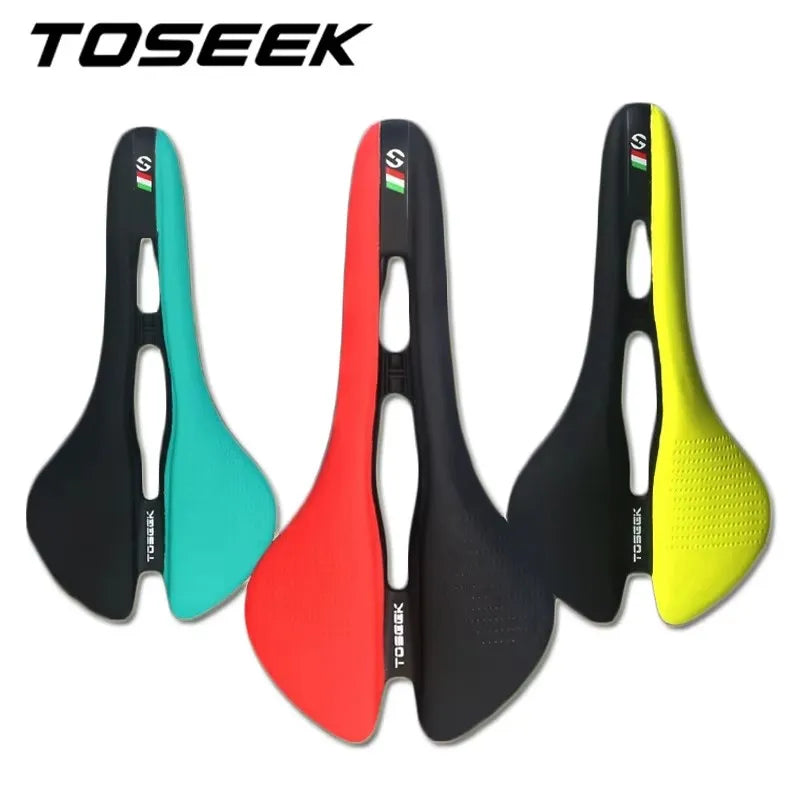 TOSEEK Ultralight MTB Road Bike Saddle Hollow Ergonomic Cushion Bicycle Saddle Nixie