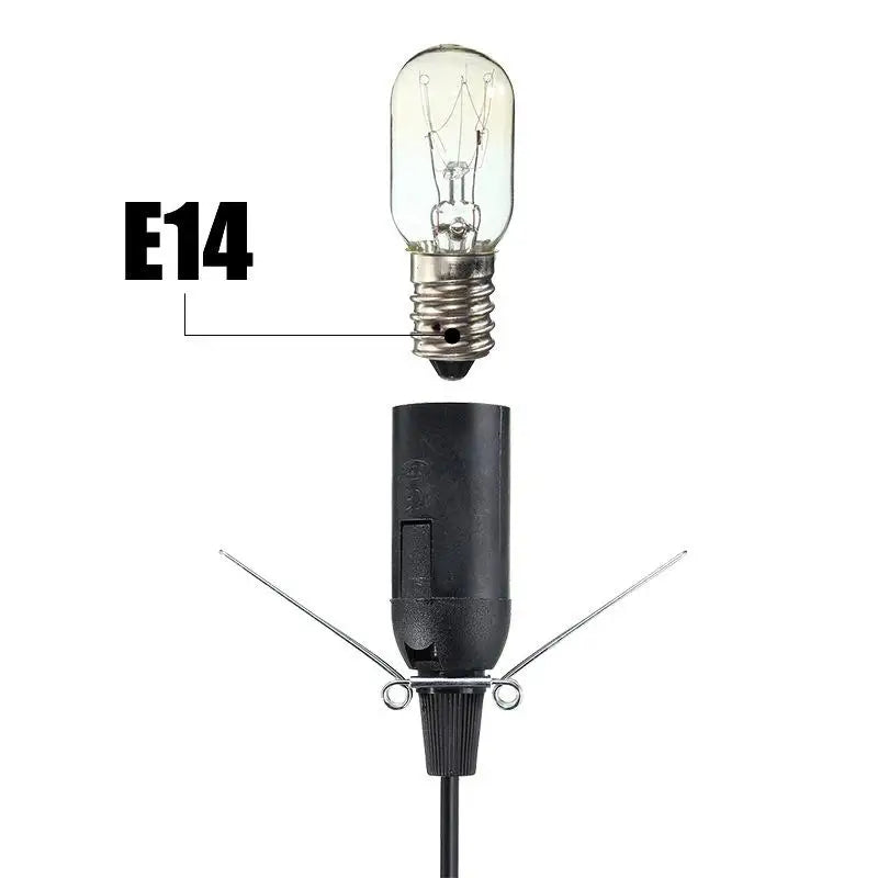 E14 Lamp Cord with Switch EU Plug 1.8M – Salt & Lava Lamp