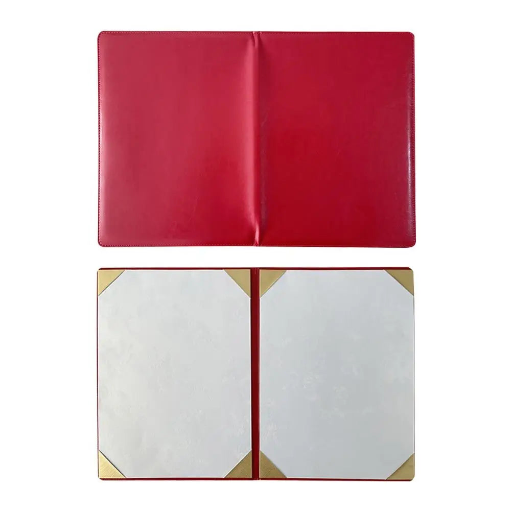 PU Leather A3/A4 Certificate & Contract Folder Cover Document Folder Cover Nixie