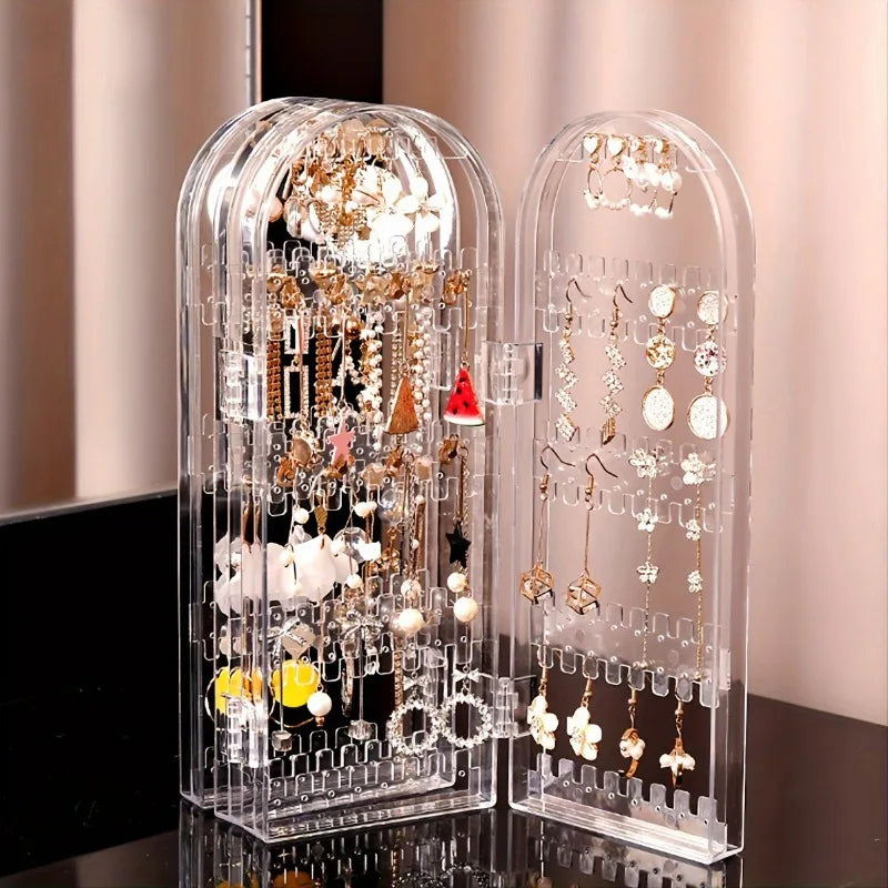 240-Slot Clear Earring Organizer – Jewelry Display Stand Jewelry Organizer Nixie