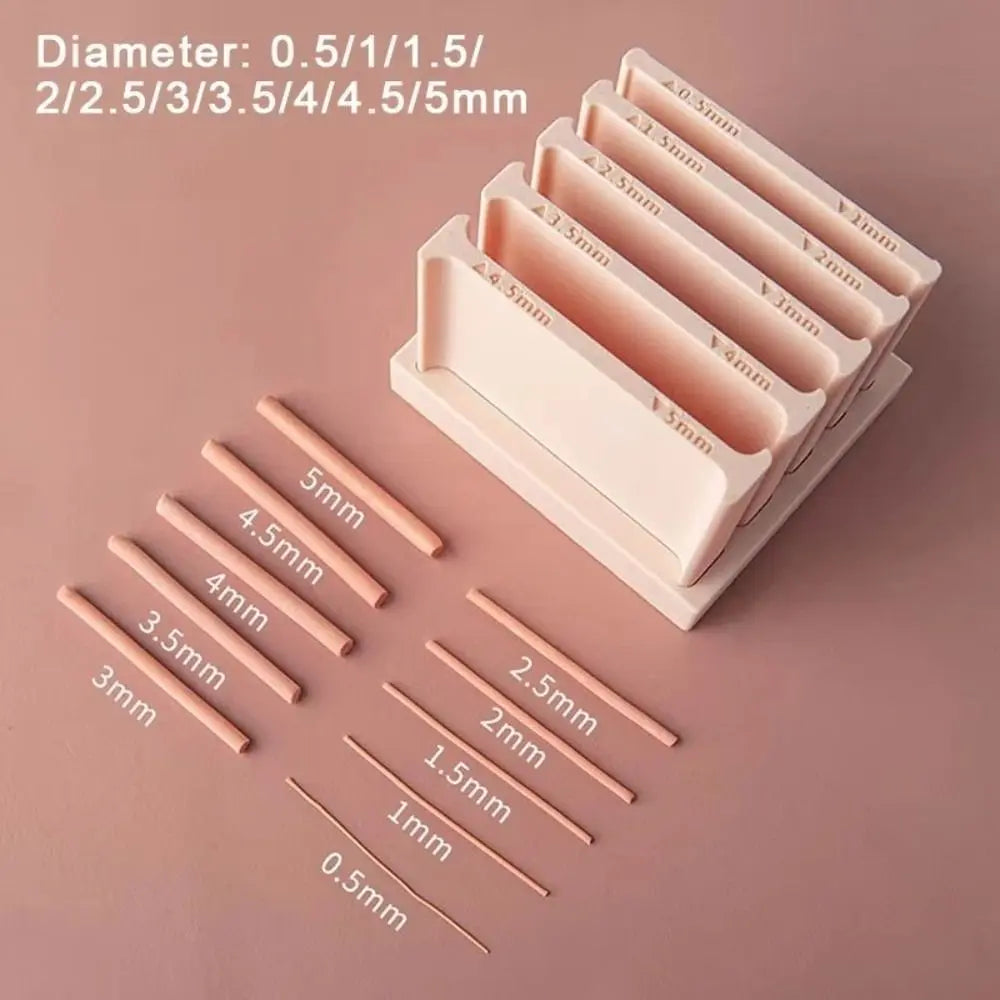 Clay Strip Rolling Mold 0.5–5mm | DIY Pottery Tool