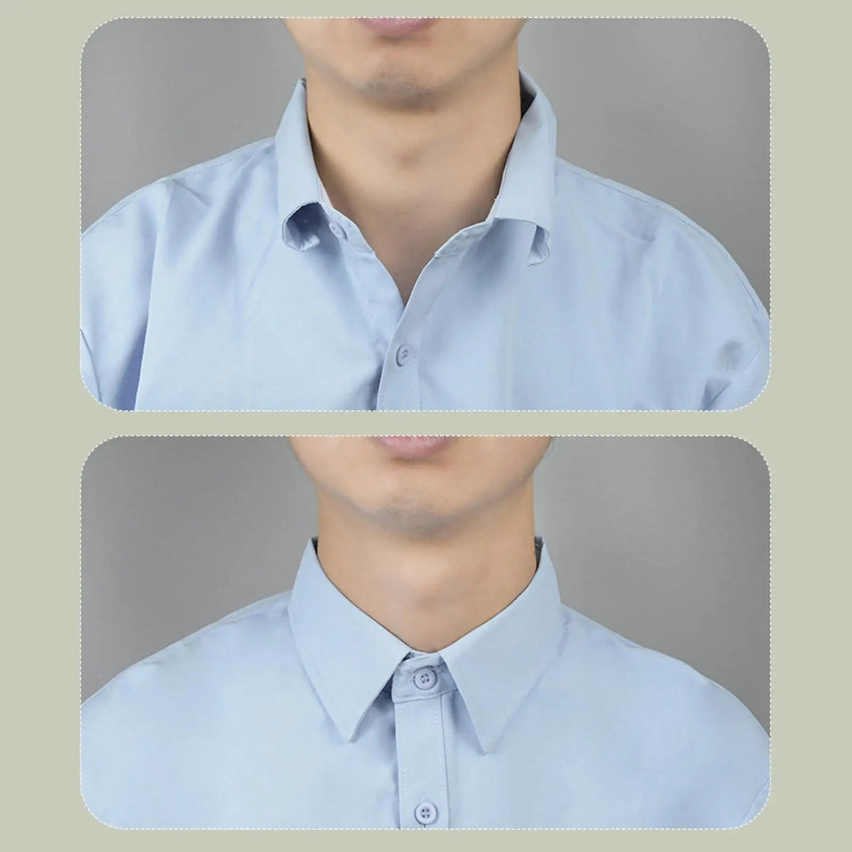 Triangle Collar Stays – Self-Adhesive Anti-Curl Shirt Stickers