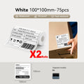 Niimbot B4 Labels 100x150mm Self-Adhesive Shipping Stickers 4-Inch Thermal Label Roll Nixie 2Rolls 100x100mm