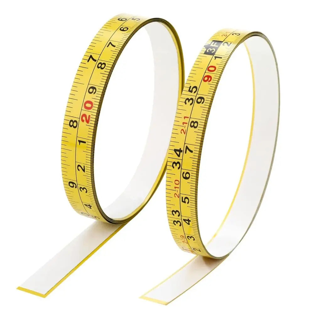 Self-Adhesive Steel Measuring Tape – Imperial & Metric, 1–5M Adhesive Tape Measure Nixie