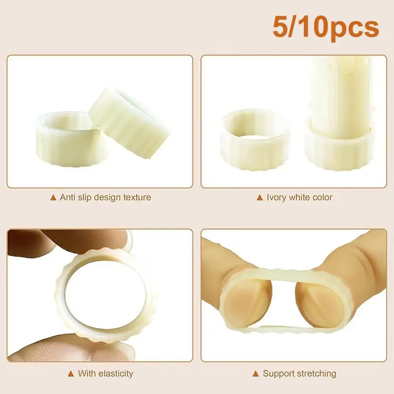 BPA-Free Silicone Candle Stabilizer Sleeves | Non-Slip 5/10 Pcs Candle Stabilizer Sleeves Nixie