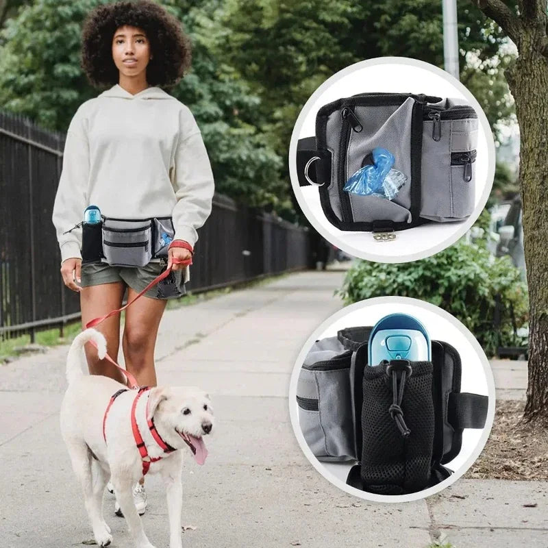 Dog Treat Training Pouch – Large Capacity Waist Bag Dog Training Bag Nixie