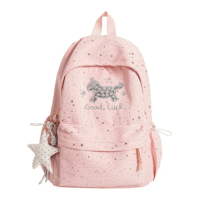 Women's Korean Canvas Backpack – Lightweight Travel & College Bag Canvas Backpack Nixie