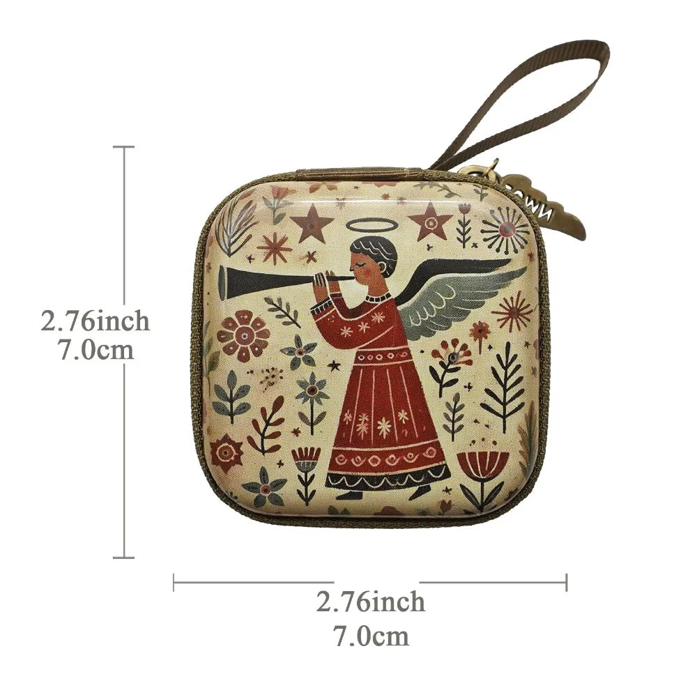 Virgin Mary Rosary Storage Bag – Zippered Christian Gift Box