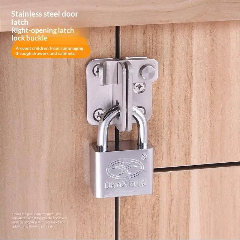 Heavy Duty Stainless Steel Slide Bolt Door Lock & Flip Latch Door Bolt Latch Nixie