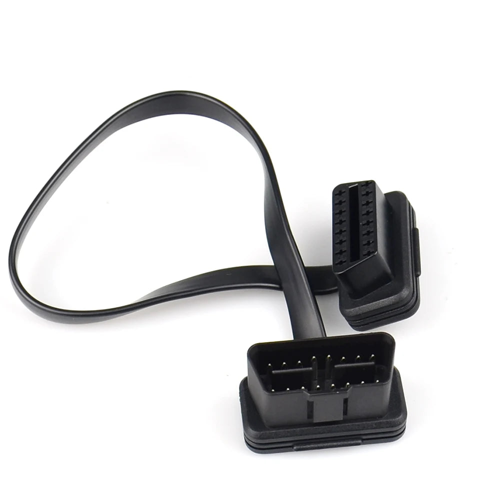 OBD2 16-Pin Flat Extension Cable – 30CM, 60CM & 100CM OBD2 Extension Cable Nixie 100cm ExtensionCable